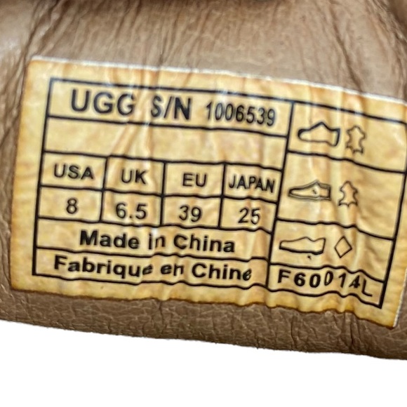 💕SALE💕 UGG Brown Leather Hurricane Sandals - Picture 7 of 9